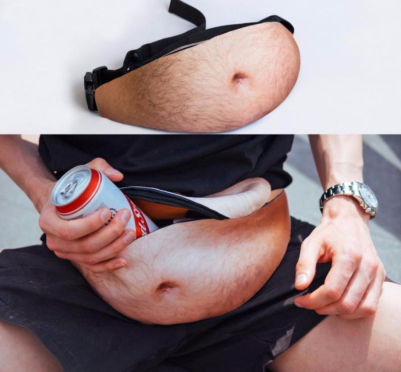 You can supplement a dad bod with a DadBag (Fake Belly Waist Pack 1